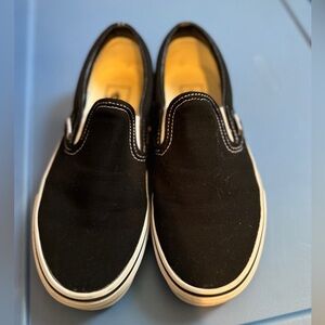 Vans Black Classic Slip-on size 7 women’s - Good condition